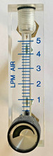 OMEGA MODEL FL-2013 ACRYLIC 5 LMP AIR FLOW METER  *SHIPS FROM USA*