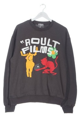 HBAT Sweatshirt Damen Sweat Gr. DE 42 hellgrau-rot-weiß Casual-Look