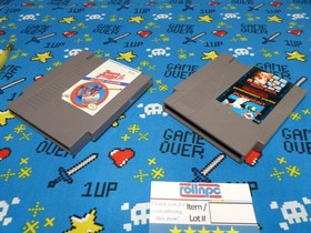 Super Mario Bros. Duck Hunt Bases Loaded II (NES) Lot of 2 Tested