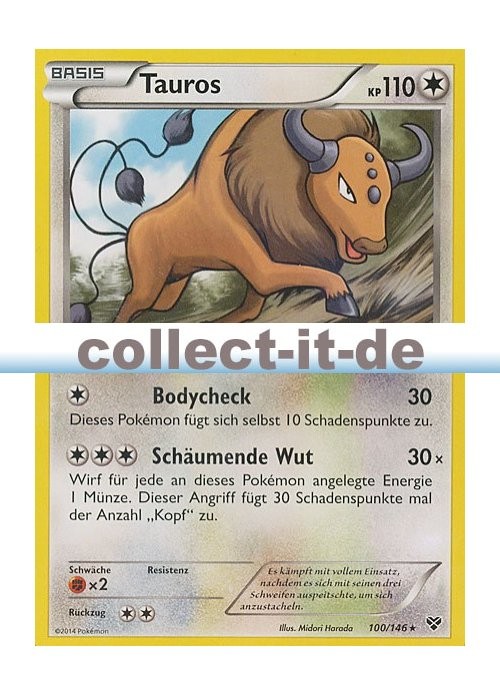 Pokemon XY 100/146 - Tauros italiano