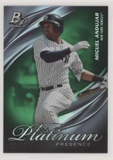 2019 Bowman Platinum Wal-Mart Presence Green Foil /99 Miguel Andujar #PP-12 ti8