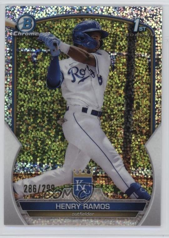 2023 Bowman Chrome Prospects Speckle Refractor 286/299 Henry Ramos #BCP-96 1s9i