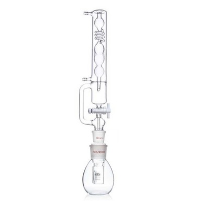 Soxhlet Extraktor Kit 250ml-500ml - Spezial-Kühler Schlage & Kugel - Glas