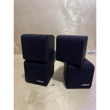 Bose Acoustimass Lifestyle Double Cube Satellite Speakers Black Red Trim Pair