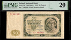 Poland 50 Zlotych 1948 PMG 20   P#138 Series # C2 462923 National Bank — photo 1
