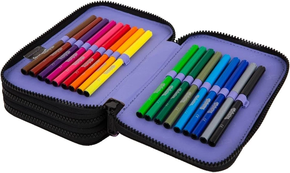 CoolPack Federmappe XXL 3-Fach gefüllt 44-tlg Mood Mäppchen für Mädchen - Bild 3 von 4