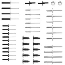 10L0L Golf Cart Rivet Kit 44 Pcs Complete Body Metal Rivet Set for TXT Gas  Ele
