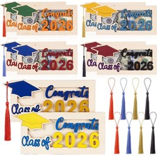 8 Pcs 2026 Graduation Gift Money Holder Wooden Class Of 2026 Graduation Gift Set