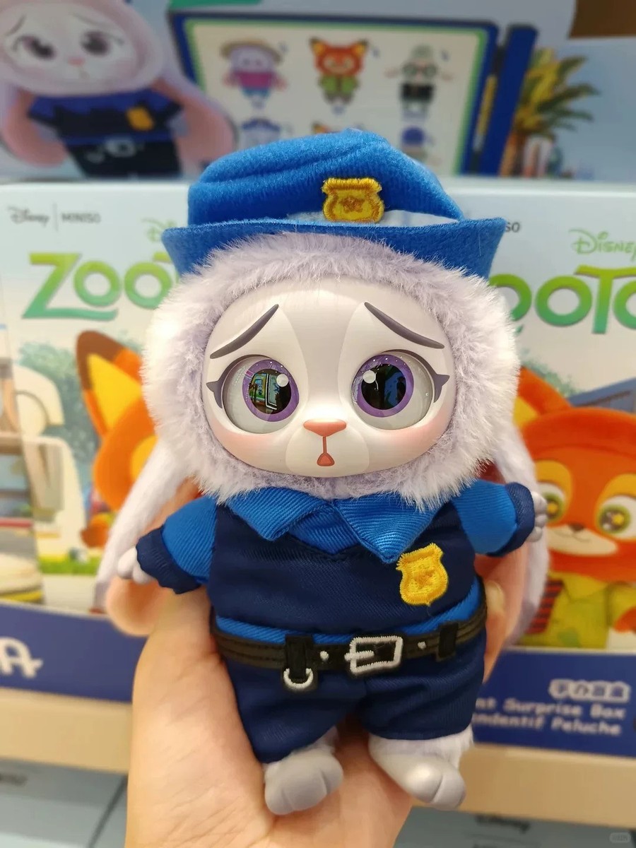ズートピア ジュディ　MINISO MINISO Zootopia Series doll Vinyl Plush Pendant Blind Box Figure