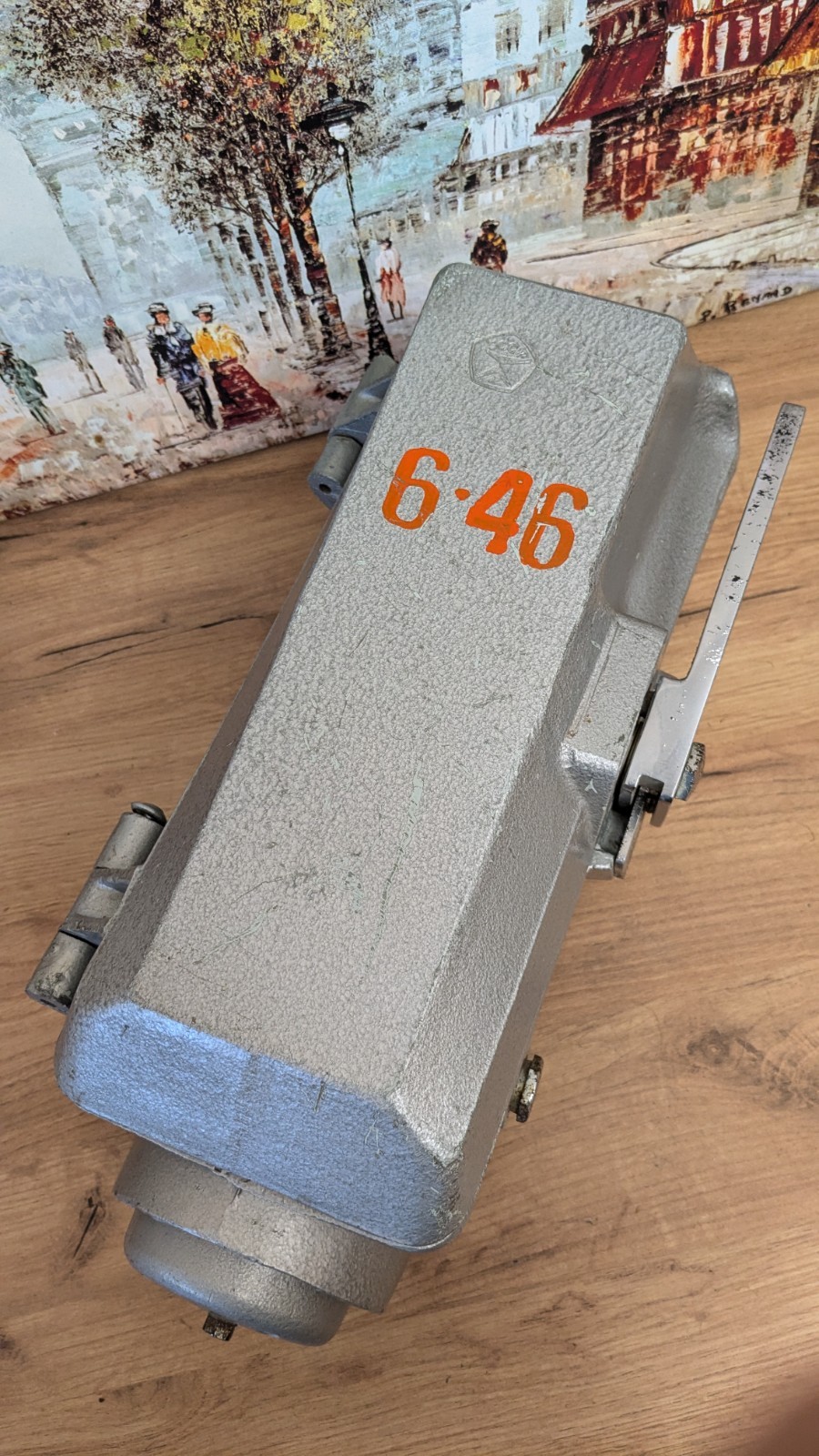 A Cold War-era military soviet ship phone TAC-M + protective casing