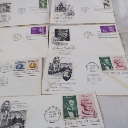 Briefmarken am ersten Tag der Ausgabe Umschläge USA 1959 - 1963 (W231) - Bild 5 von 8