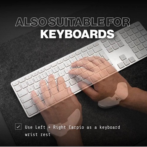 Carpio 2.0 - Right-Handed Truly Ergonomic Wrist Rest for Mouse, Carpal Tunnel... - 第 7/9 張圖片