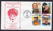 1990 Classic Films 1939 (2448a) Blk/4 - ROPEX "Lucy" Cachet FDC MX351