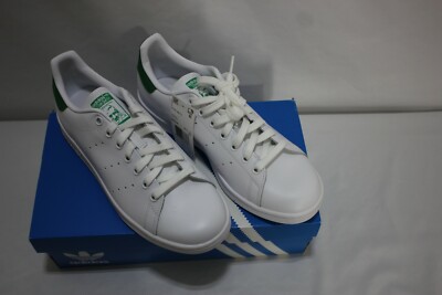 ADIDAS STAN SMITH M WHITE WHITE GREEN M20324 MENS US SIZE 8 Med NIB
