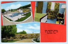 HARRISON, Arkansas AR ~ Roadside RIO MOTOR HOTEL c1940s Boone County Postcard