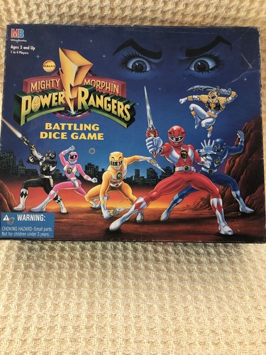 1994 Milton Bradley Saban's Mighty Morphin Power Rangers Battling Dice Game Rare - Picture 8 of 8