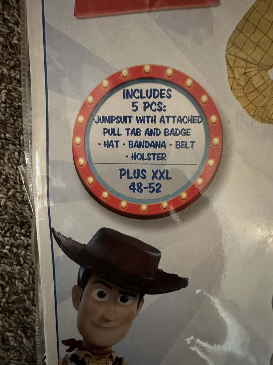 Disfraz De Woody De Toy Story Para Adultos - Talla XXL (50-52) - Disfraz Oficial Con Sombrero