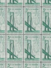 United States 5¢ Verrazano-Narrows Bridge Postage Stamp #1258 Pack of 100