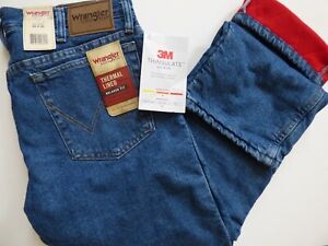 wrangler insulated jeans mens