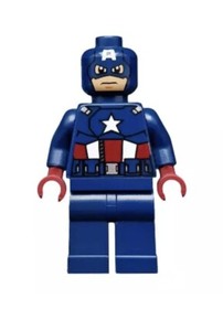 LEGO&reg; Captain America Minifig Dark Blue Suit w/ Shield 6865 Marvel Avengers NEW!