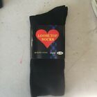 <!--F#f_0-->6 pair NEW Loose Top Cotton Socks Fast Dispatch White Black Blue Free Post<!--F/-->