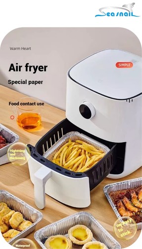 20Pcs Disposable Aluminum Foil Box Non-stick Air Fryer Tray Food Tin Foil - Picture 8 of 16