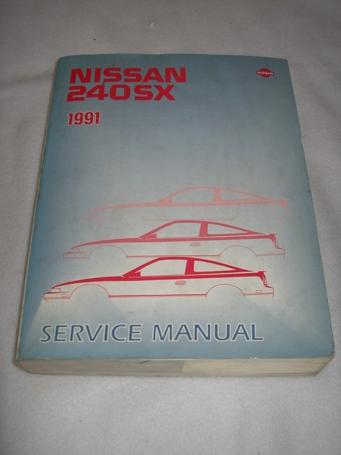 1991 Nissan 240sx 240 Sx Service Manual Shop Repair Factory Ebay