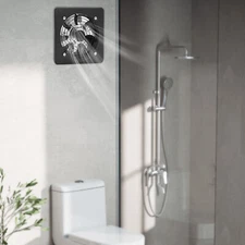 10 Inch Exhaust Fan, Portable Ventilation Fan, Wall Mounted Kitchen Exhaust Fan