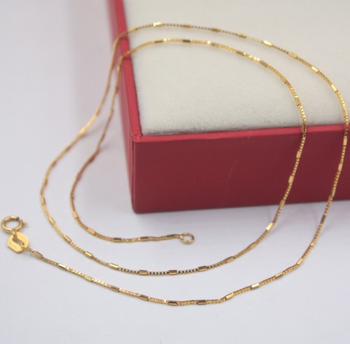 Long Beads 7mm Necklace 16inchL 