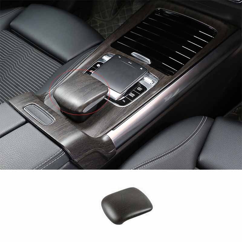 Console Gear Car Central For Benz GLA W156 2020-2022 Shift Knob Cover Oak Grain