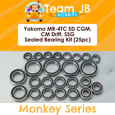 Yokomo MR-4TC SD CGM, CM Drift, SSG - 25 Pcs Rubber Sealed