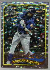 2024 Topps Jordan Alvarez 1989 Topps 35th Anniversary Silver Crackle #89B-36