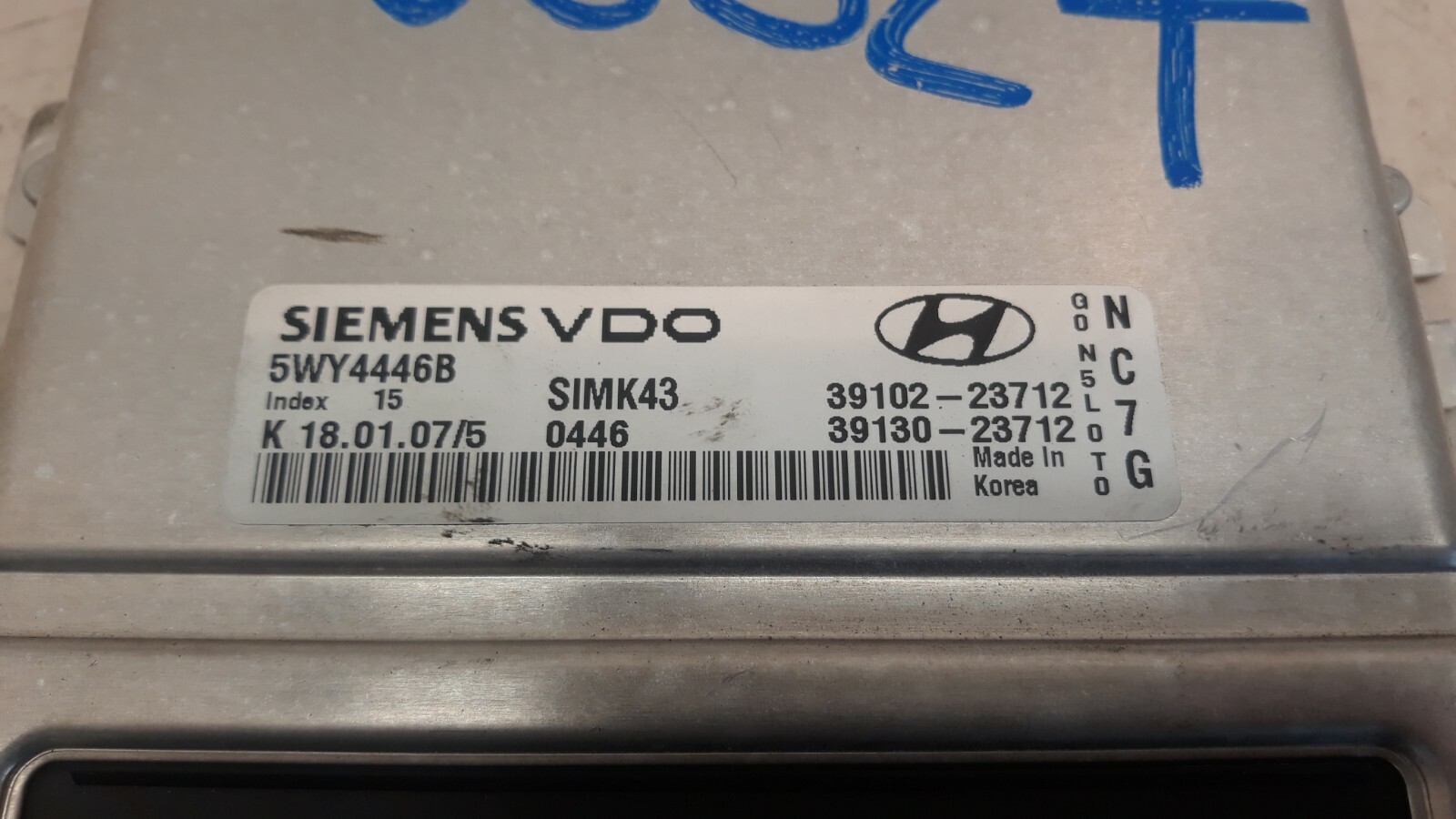 2007 2008 Hyundai Tiburon 2.0L A/T Auto Engine Computer ECU ECM PCM ...