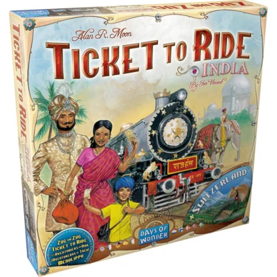 Les Aventuriers du Rail - Extension Inde & Suisse FR Days of Wonder - Photo 1/3
