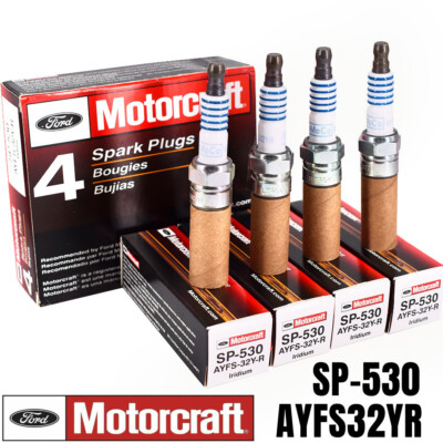 4Pcs SP530 AYFS32YR Spark Plugs Fits For Ford Escape Lincoln MKZ