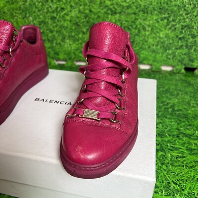 Balenciaga Pelle S. Gomm Arena Sneaker Bougainvillier