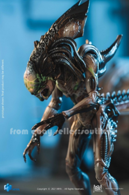 HIYA Haiya Mini Series 1/18 Alien vs Predator 2 War Damaged Alien