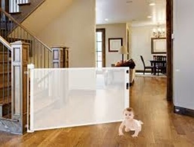 pawhut retractable safety gate