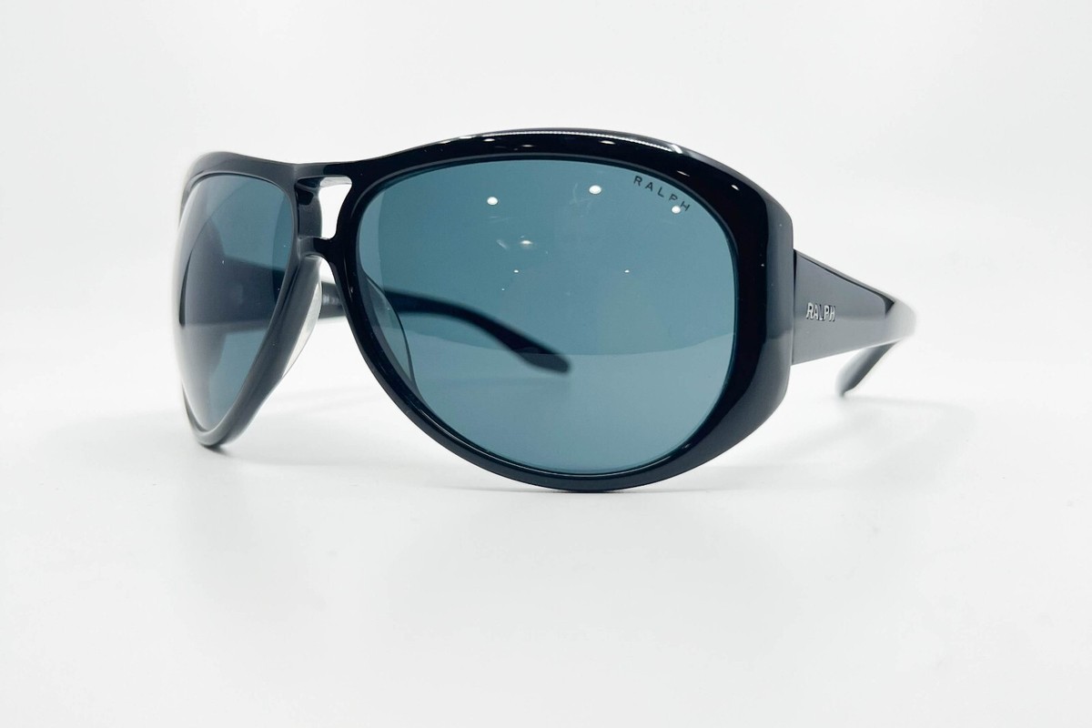Ralph Lauren RA5015 501/87 Black Aviator Sunglasses 63-12-125 Mens Womens Ralph Lauren Sunglasses RA5015 501/87 Black Rectangular  main image 2