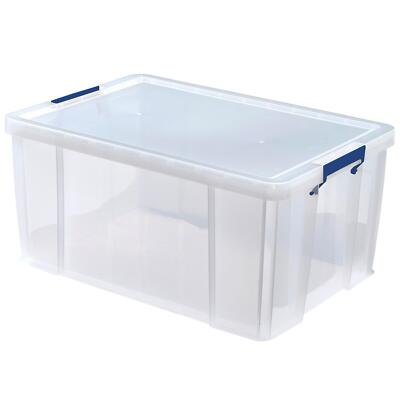 BANKERS BOX 70L Kunststoff Aufbewahrungsbox mit Deckel stark stapelbar Aufbewahrungsbox