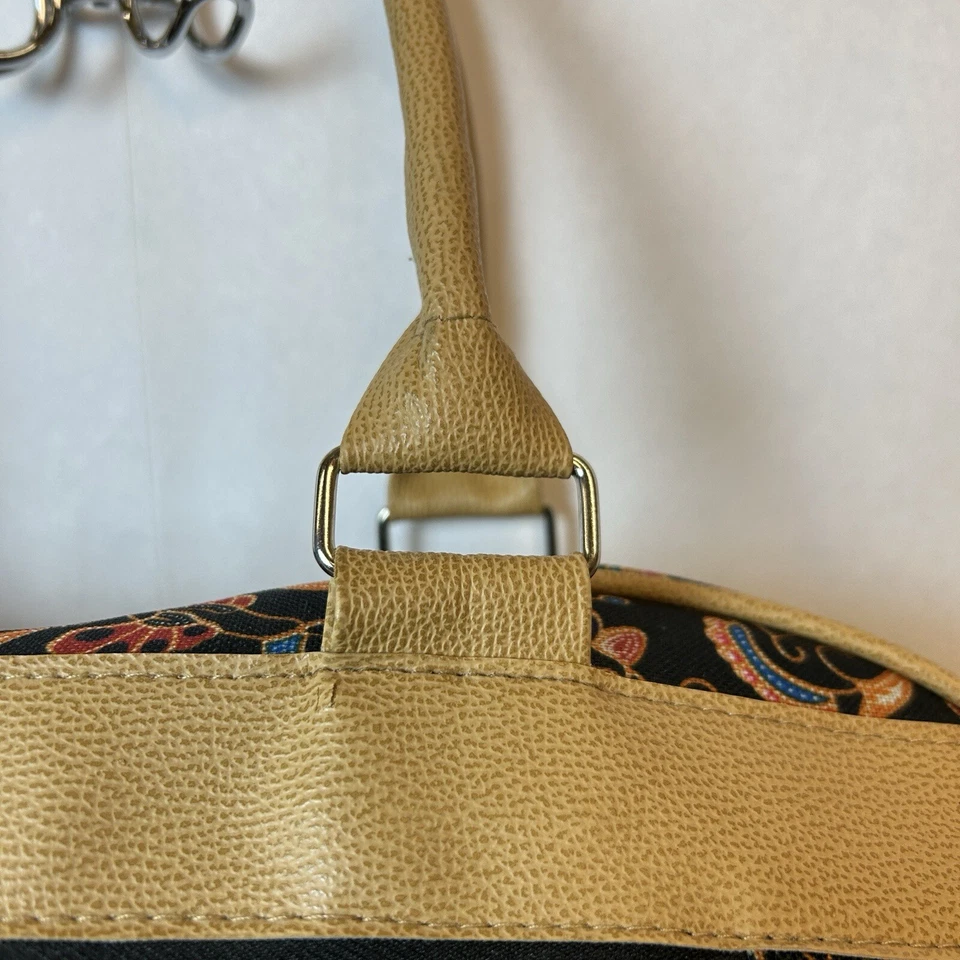 Bolsa de Lona Gloria Vanderbilt Llevar con Ruedas de Cachemira para Pasar la Noche Foto 4 de 4