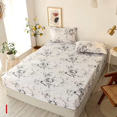30cm Deep Fitted Sheet Single Double Super King Bed Size Printed Mattress Covers - Picture 30 of 75