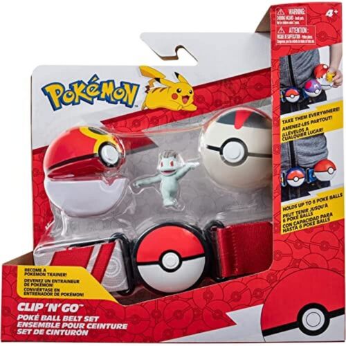 Ensemble ceinture Pokémon PKW2717 clip 'N' GO - comprend figurine de combat Machop 2 pouces avec R - Photo 1 sur 8