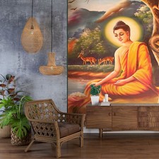 3D Religious Painting G5635 Wallpaper Wall Murals Removable Self-adhesive Honey