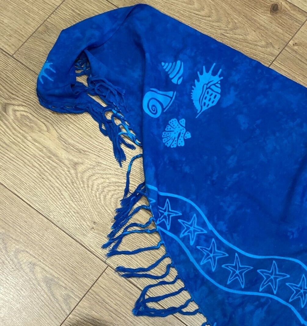 Vintage 1980s Top, Trousers  & Scarf by "Bali Batiks Hand Painted Resort Wear"   11