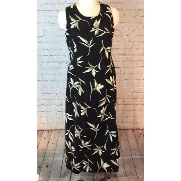 knee length dresses for ladies Petite A-Line Floral Jacquard Soft Knit Midi Dress main image 1