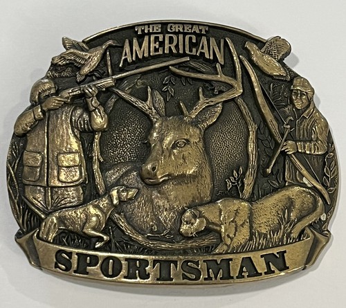 The Great American Sportsman Belt Buckle 1st Edition