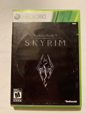 The Elder Scrolls V: Skyrim, Microsoft Xbox 360, Complete, No Map,Disc Very Good