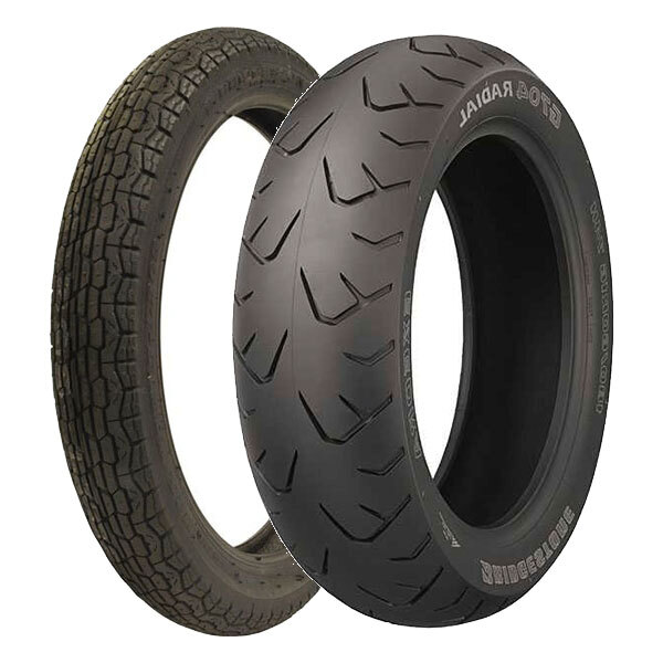 TYRE PAIR BRIDGESTONE 3.00-18 47S EXEDRA L303 + 180/60-16 74H EXEDRA G704