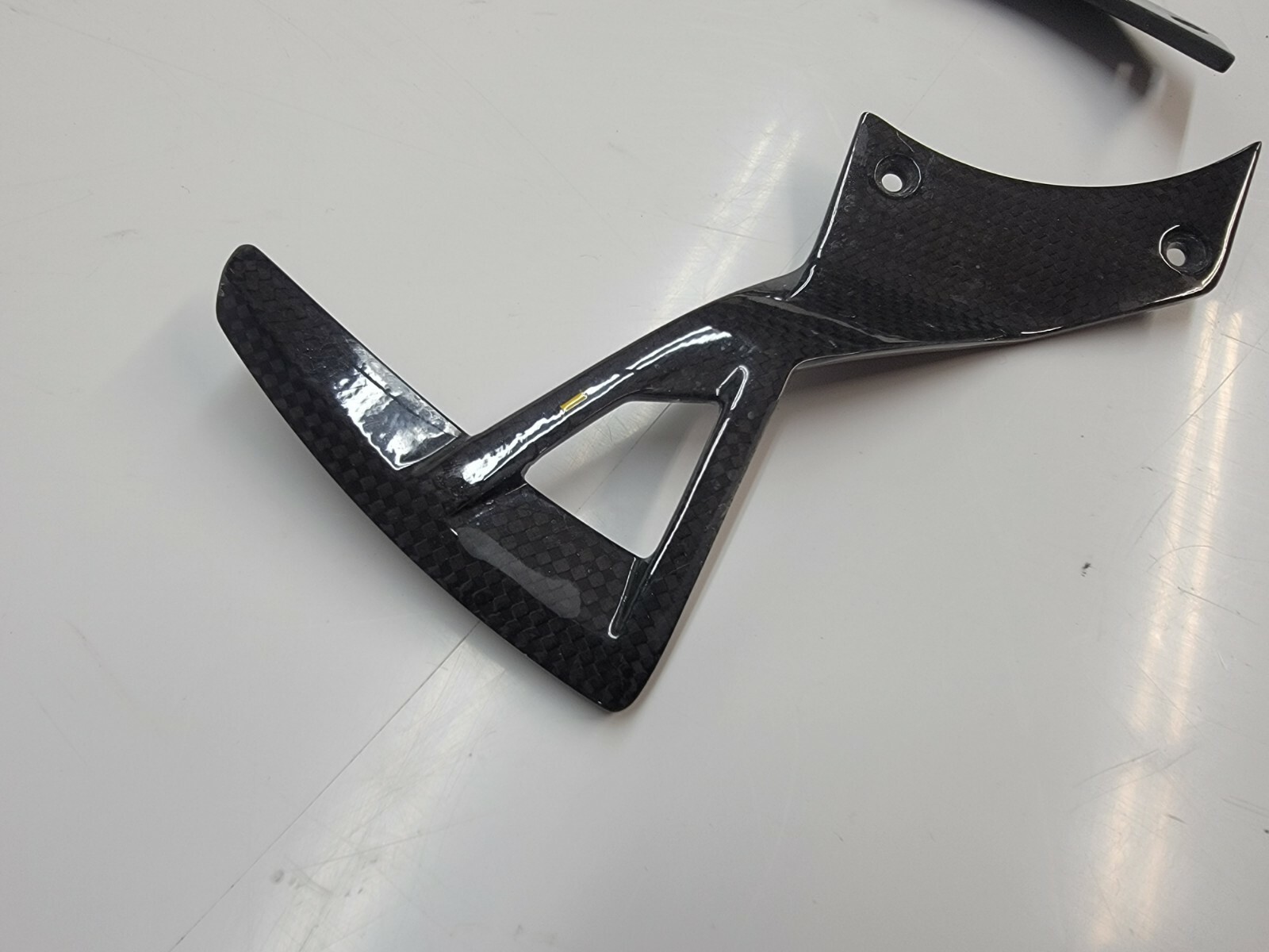 LAMBORGHINI MURCIELAGO LP640 CARBON FIBER E-GEAR SHIFTER PADDLES OEM 410951527B